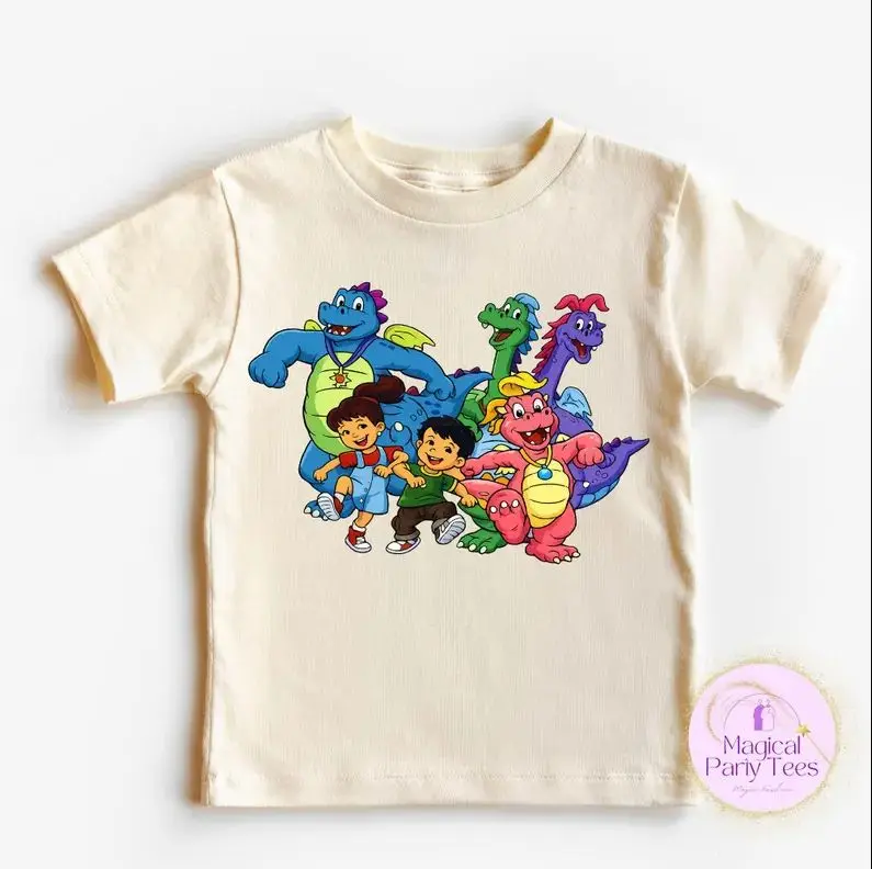 Dragon Tales Shirt, 90s Kiids Cartoon Tee, Retro TV Show Youth Tshirt, Christmas Outfit, Dragon Tales Nostalgia