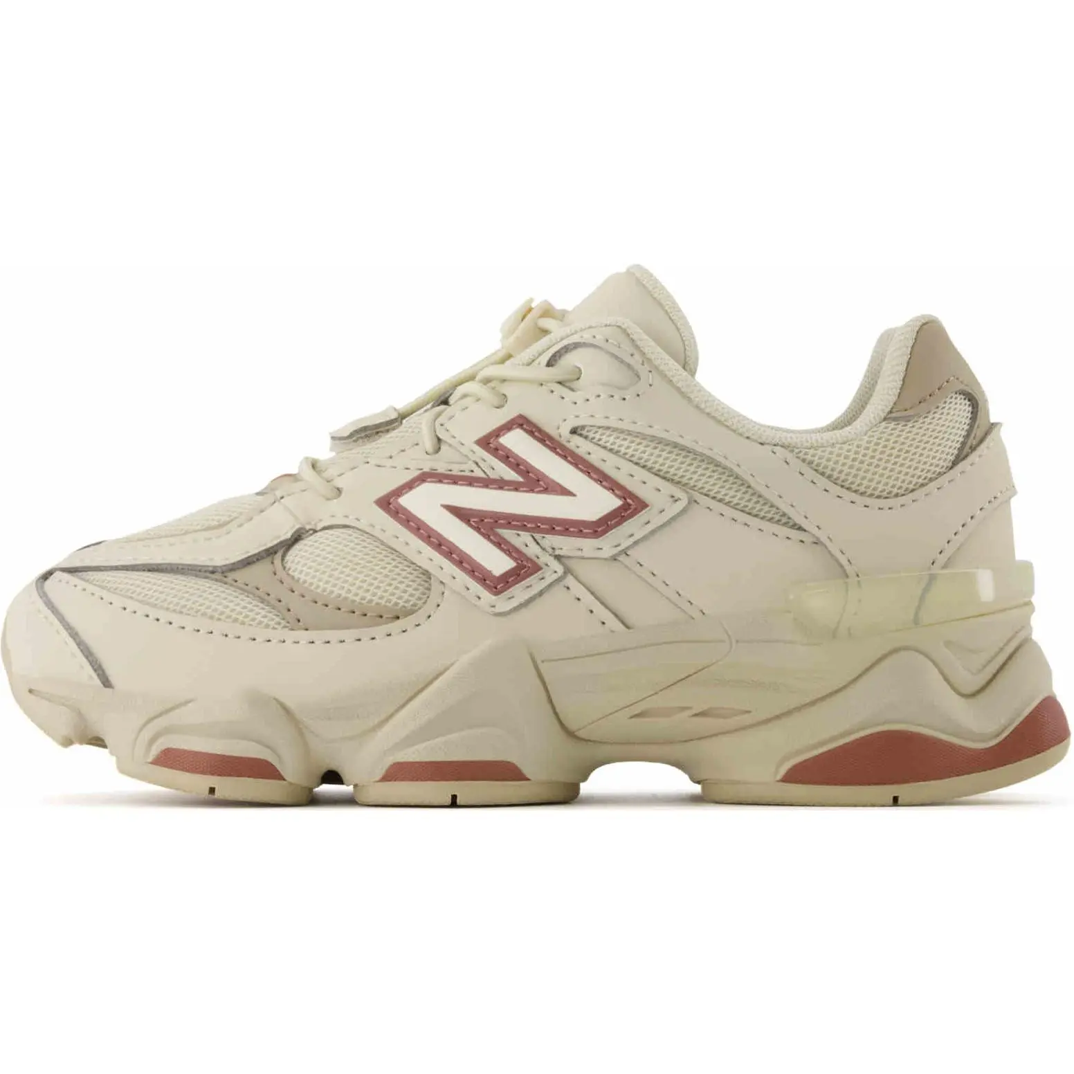 NEW BALANCE Kids' 9060 Retro Runner Sports Shoes, Bone Sparrow Color, Lace-Up with Easy-On Lace Toggle, Comfortable & Durable, Fits 1y-2y Little Kids, Runs Small - Size Up, Casual, Fits Small - Size Up, Durable Kid's Sneakers