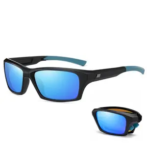 Foldable Polarized Sports Sunglasses – UV400 Anti-Glare Portable Eyewear for Running, Cycling & Fishing