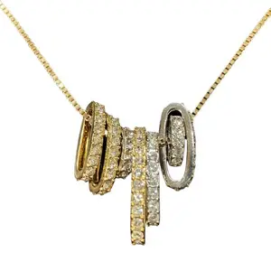 Pre-owned Swarovski Iron Small Leather Goods Necklace