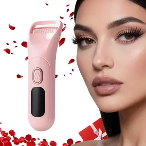 New Eyelash Curler Beauty 3 Heat Settings Silicone Lash Curler, Long-Lasting Digital Lash Curler, Eye Enlarging, Model Xinghao Xh-016