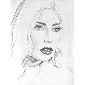 Detailed Graphite Pencil Drawing, "A Star Is Born"