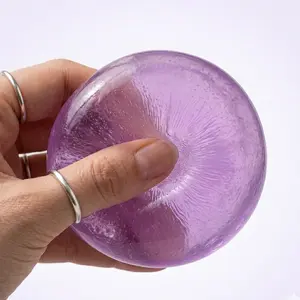 Soft Dough Squeeze Toy Stress Ball Coconut Oil Non-Rebound ASMR Desk Relaxation Sensory Kneading Toy For ADHD Anxiety