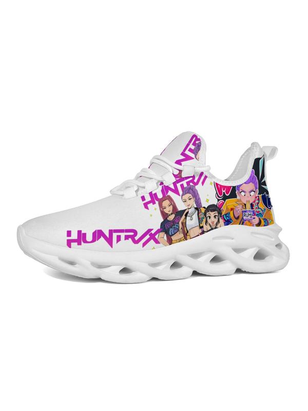 Kids K-Pop Hunterix Casual Shoes, Casual Jogging Shoes, Lightweight Comfortable Sports Sneakers, Trendy Trainers with Textile Upper and EVA Sole for All Seasons