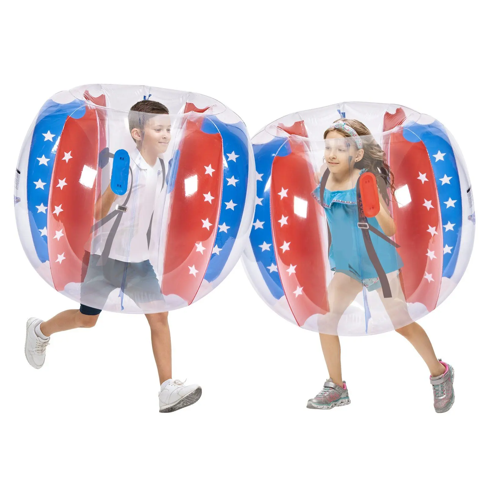 Spring new arrivals Inflatable Bumper Balls 2-Pack 4FT/1.2M PVC Sumo Zorb Balls for Kid & Teen