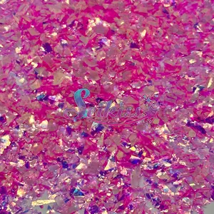 Hot Pink Flakes Glitter - Pink Glitter
