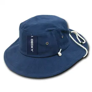 Decky 510-PL-NVY-07 Aussie Hat Plain - Navy, Large & Extra Large