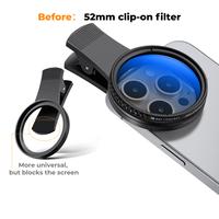 Clip-on CPL filter
