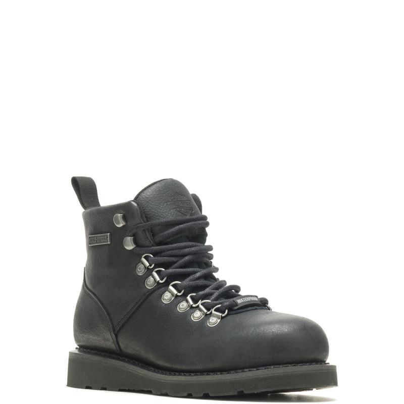 Harley-Davidson Denway 4" D87233 Womens Black Leather Motorcycle Boots