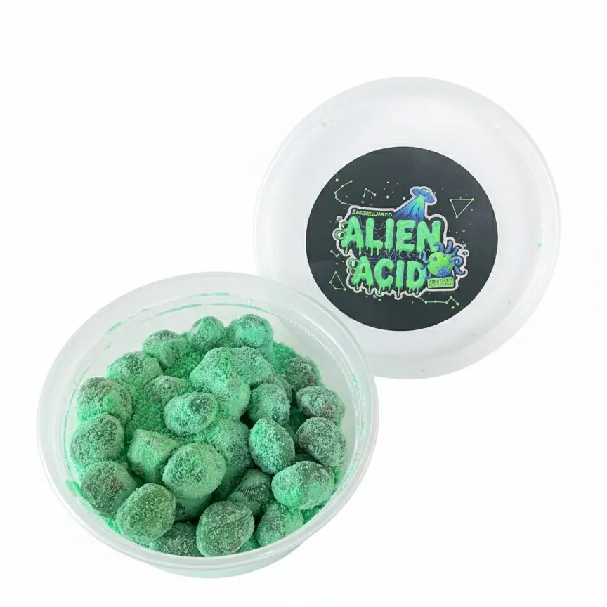 Alien Acid Gushers (Blue Raz/Green Apple) - TikTok Shop