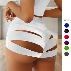 Women's Yoga  Cut Out Scrunch Booty Hot Pants High Waist Gym Workout Active Butt Lifting Sports Leggings clothing men