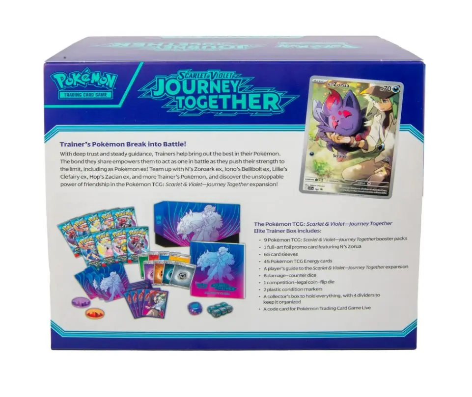 Journey Together Elite Trainer Box - Scarlet & Violet (LIVE or SHIPPED SEALED) - TikTok Shop Journey Together Elite Trainer Box - Scarlet & Violet (LIVE or SHIPPED SEALED) - TikTok Shop