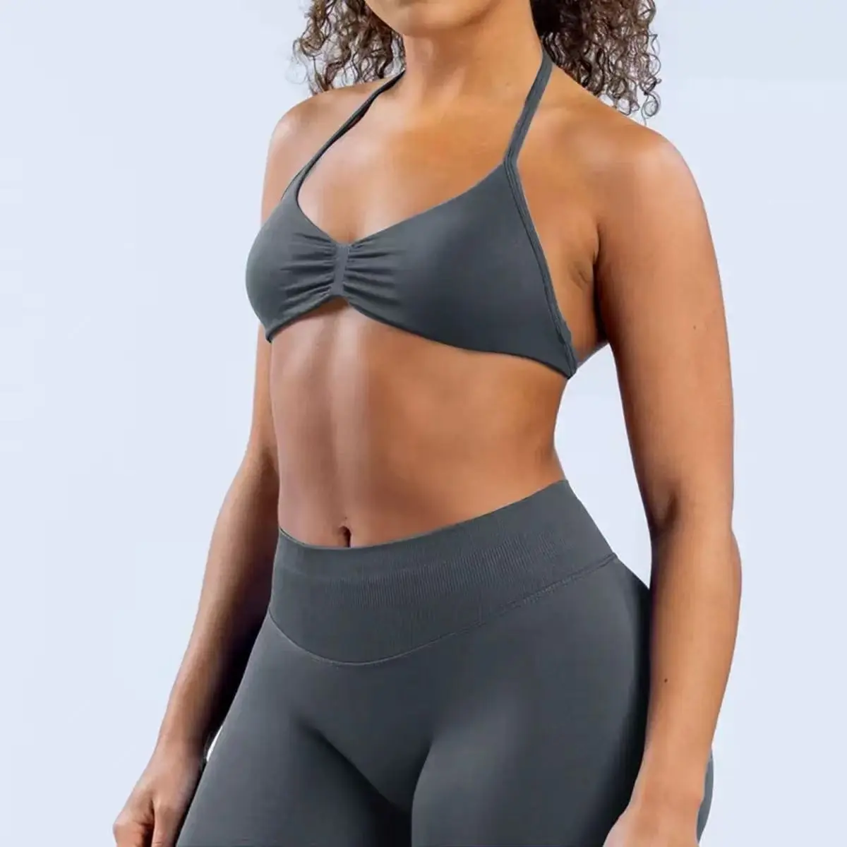 Bra + Shorts Set [Set] Shark Grey