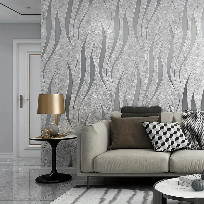 9.5m 3D Thick Self-Adhesive Decorative Wallpaper, TV Background Wall Decor, Waterproof Heat Resistant, Bedroom Renovation Sticker