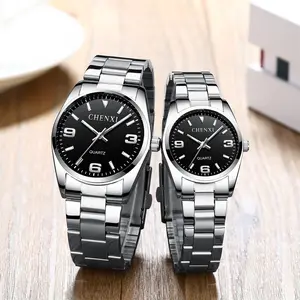 OIDEA Women's Large-Numeral Stainless Steel Watch, Luminous Hands, Classic Slim Profile, 3ATM Water Resistant, Daily & Dressy Wear