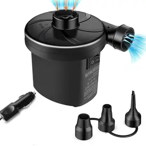 12V Portable Electric Air Pump, Inflation Pump for Air Mattresses, Pools,rafts, Beds, Boats, and Other Inflatable Items