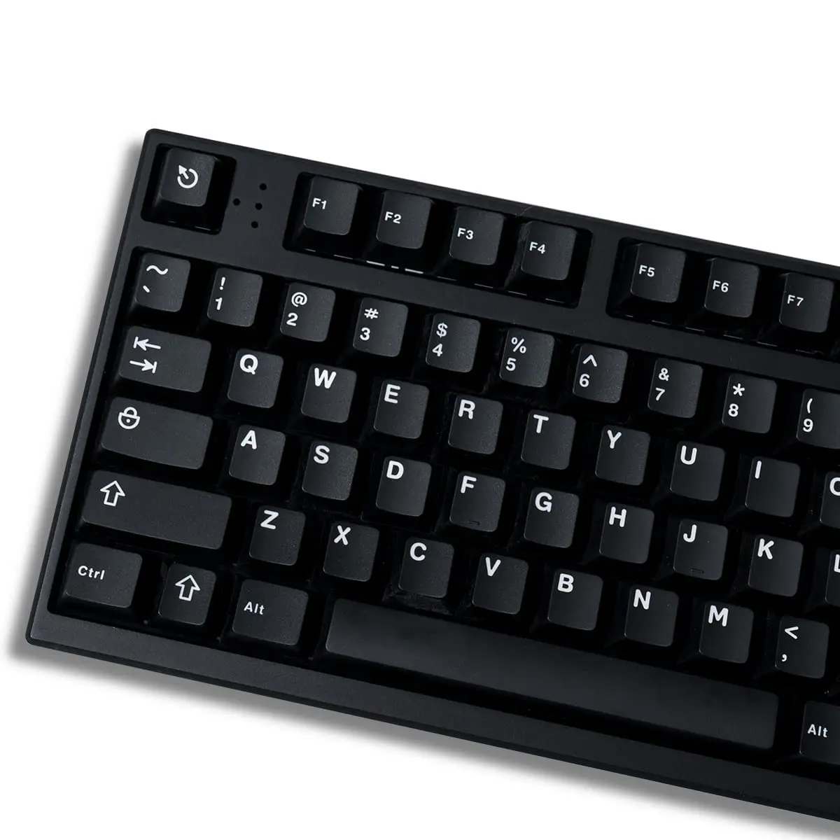 Black Wob Keycaps Doubleshot Cherry Profile 121 Keys Custom Minimalist Set For 60% 65% 70% 75% Mx Gateron Kailh Switches Mechanical Keyboards