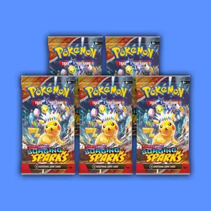 Pokemon Trading Card Game Scarlet & Violet Surging Sparks Booster Packs x5