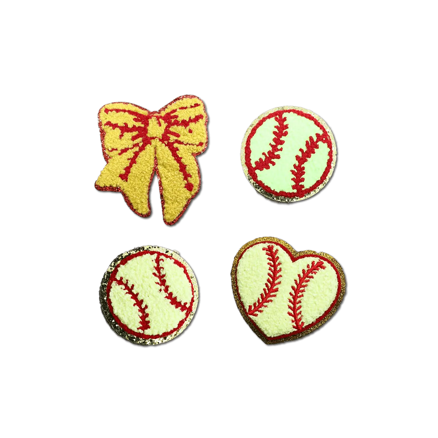 Hat Patches: Softball (set of 4)
