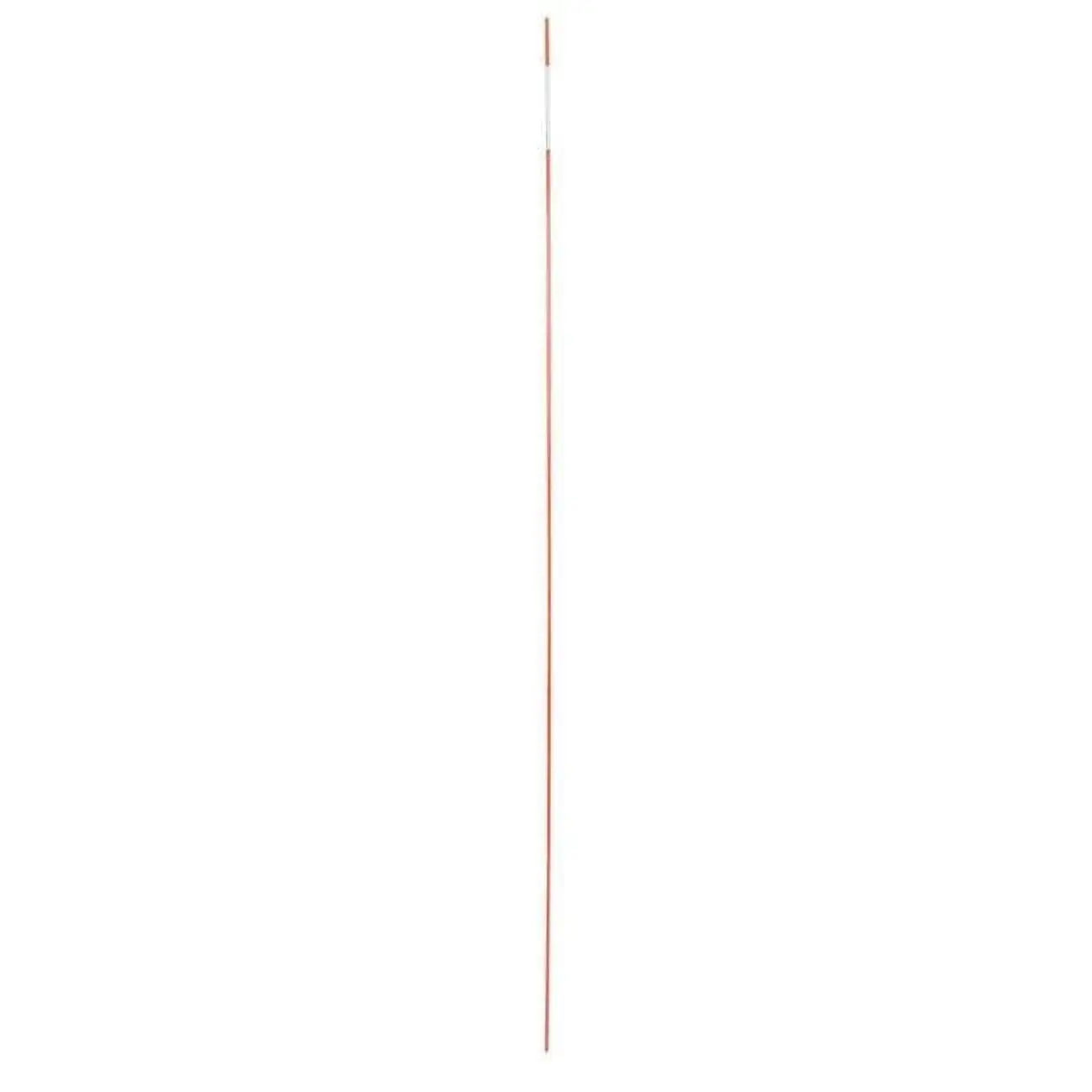 Home Plus 5033966 48 in. Round High Visibility Orange Durable Fiberglass Plant Markers - Capped for Installation, Reflective Tape Driveway Markers, Pack of 50 for Home or Business