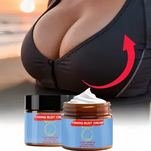 Breast Massage Cream, Plump & Lift, Firming Solution, Contains Caffeine & Glycerin, Moisturizing Formula, 50g, All Skin Types, Body Contour Seekers