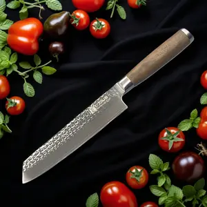 High-end professional Damascus steel chef's knife, suitable for home chefs for daily use and as a gift.