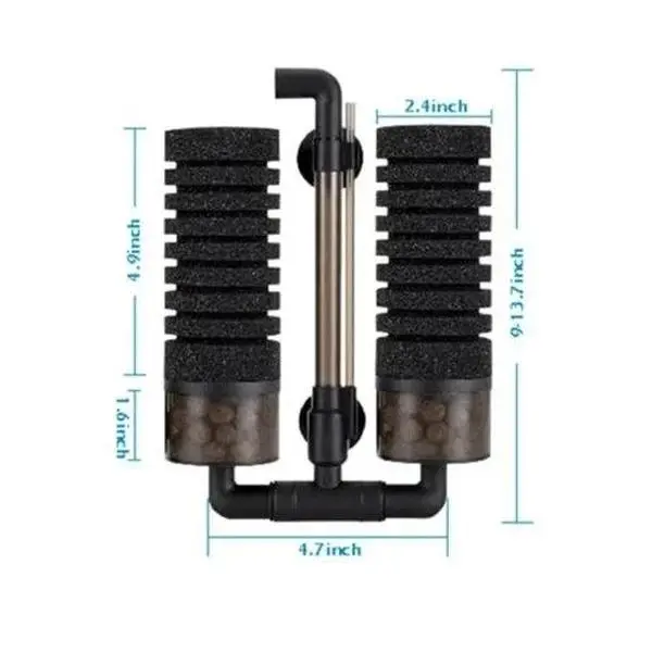 Hygger Aquarium Biochemical Double Sponge Filter