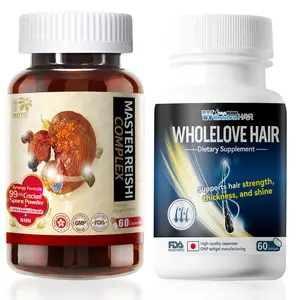 Cortisol Balance & Hair Growth Bundle  energy mood  support Hair Shedding & Thinning Stack Ultimate Bio-Hack for Hair Restoration& Deep Sleep, Mushroom Adaptogens Biotin Hair Rescue System Grow Thicker Hair with Saw Palmetto Natural Anxiety Remedy