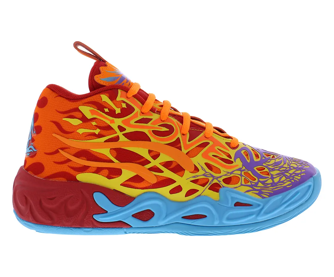 Puma Boys' MB.04 Phoenix GS High-Top Laces Basketball Shoes - Male Gradeschool Trainer, Youth Athletic Fit Sporty Shoes for Court Performance