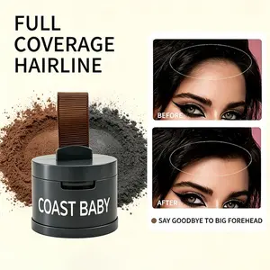 Natural Hairline Powder Buildable Color Payoff Hairline Filler Waterproof Sweat-proof Smudge-proof No Clump Beginner-friendly Hair Shadow Powder
