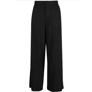 Topaz High Rise Wide Leg Pork Chop Pockets