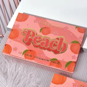 Kevin & Coco 19-Color Peach Perfect Makeup Palette for Flawless Finish