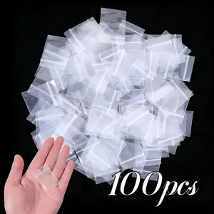 Mini Transparent Self-Sealing Bags, Small Size Dustproof Sealed Packaging, Plastic Pe Self-Seal Bags, Daily Use Packing Supplies, Resealable Packaging, Transparent Storage