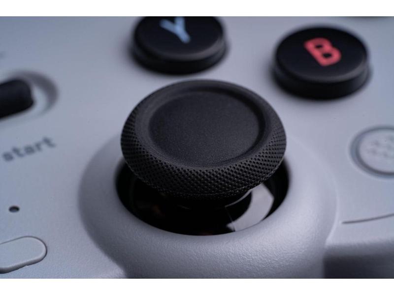 8Bitdo Pro 2 Bluetooth Wireless Gaming Controller with Hall Effect Joystick Update for Switch, PC, Android, and Steam Deck & Apple - Gray