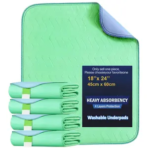 Reusable Waterproof Incontinence Mattress Pad, 34x36 Inches, Washable & Absorbent Protection for Adults, Seniors, Pets