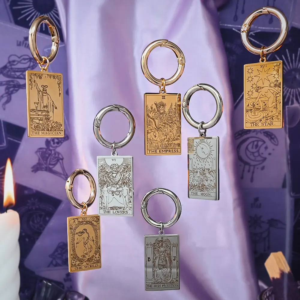 Tarot Card Bag Charm