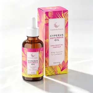 Caramela Beauty 60ml Cyperus Rotundus Oil, Pure Botanical Formula for Gentle Body Hair Reduction