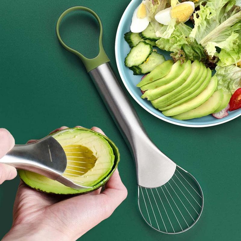 Avocado Slicer,Avocado Pit Remover /Peeler,Well Made Stainless Steel Avocado Slicer and Pitter Tool,Really Thin Slices, Holiday Gifts Avocado Slicer,Avocado Pit Remover /Peeler,Well Made Stainless Steel Avocado Slicer and Pitter Tool,Really Thin Slices, Holiday Gifts