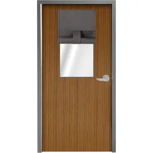 WdFour Classroom Door Window Cover Blackout Shades No Tool Installation Room Darkening Curtain Lockdown Window