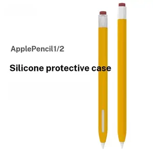 Apple Pencil Pro/2 Case iPad Apple Pencil 1 Handwriting Pen Stylus Protective Cover USB-C Anti-Drop Scratch-Resistant Full Silicone Vintage Style