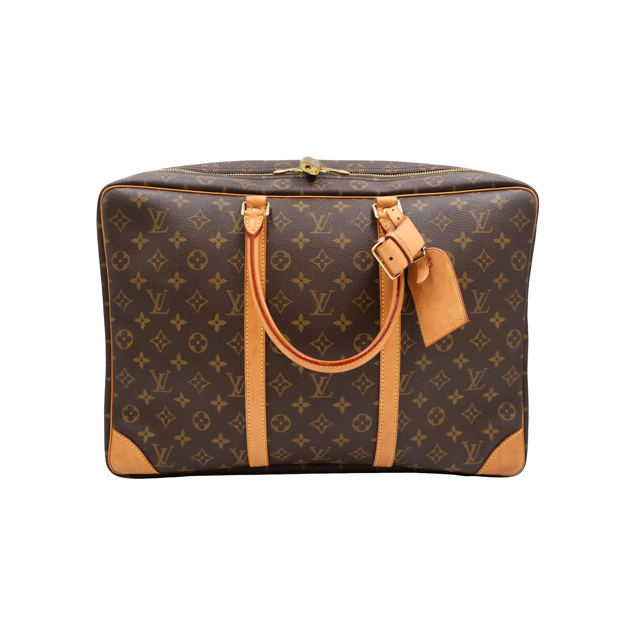 Pre-owned Louis Vuitton coated canvas Luggage Monogram Canvas Sirius Travel Bag (4900000231298)