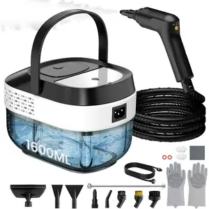 Pressurized Steam Cleaner 1.6L, 3-Level Adjustable Steamer for Cleaning, 10s Heat-Up, 2500W Handheld Steamer Cleaner for , , Kitchen, Floor, Multi-Surface Cleaning Machine, 19 count Accessories