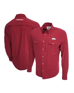 Arkansas Tailgater Pearl Snap Button Down Long Sleeve Shirt