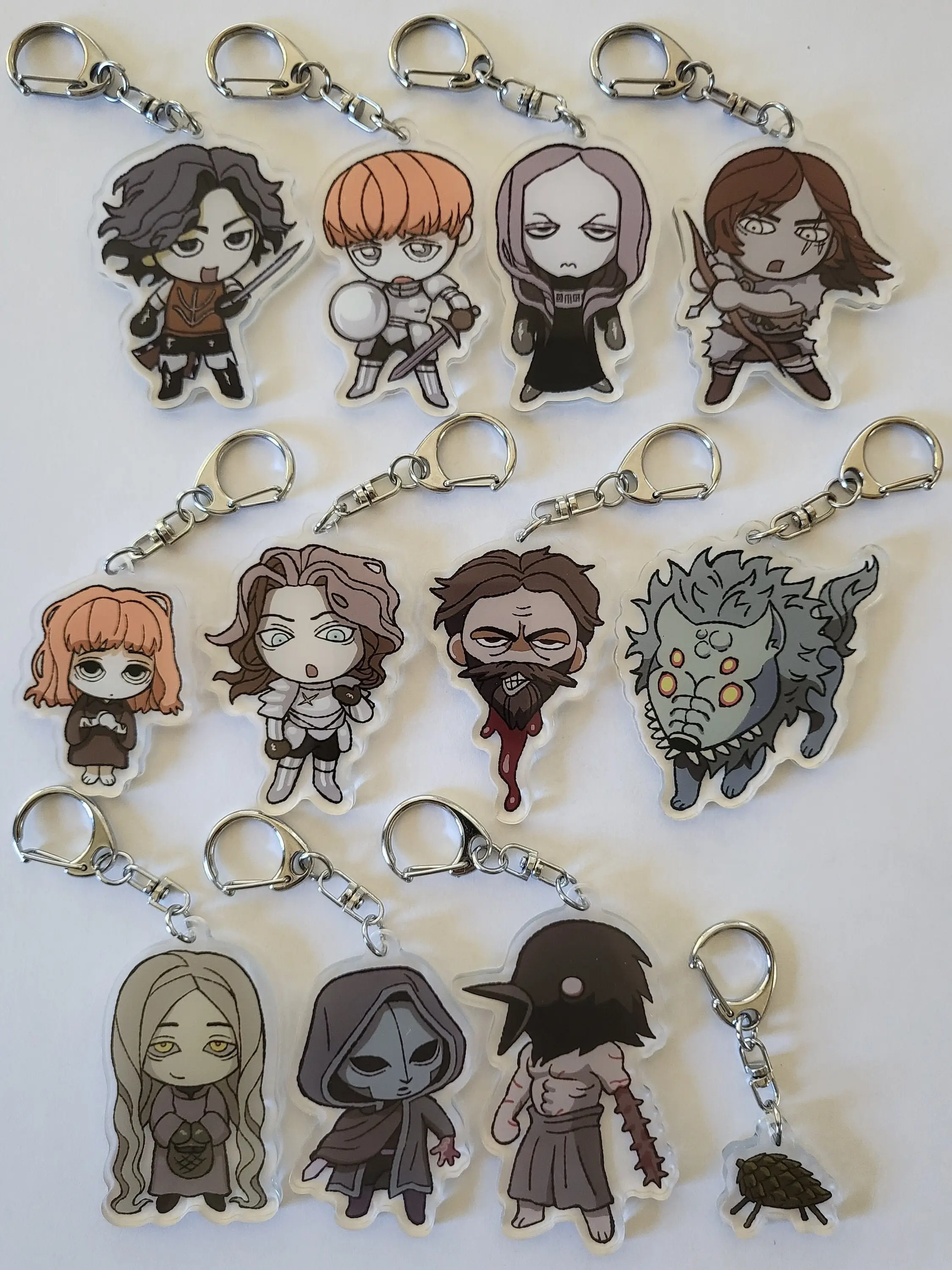 Fear & Hunger Keychains -  Clear Acrylic Keychain