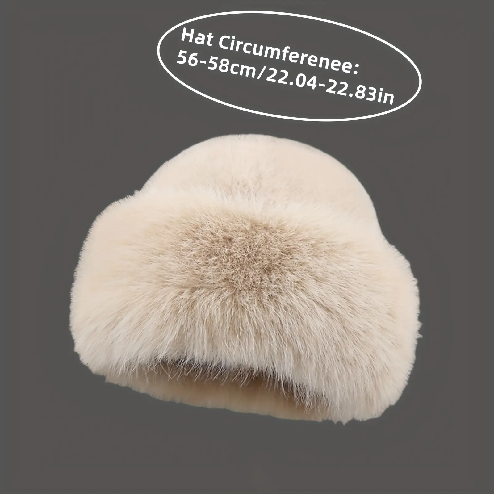 Women's 2pcs Autumn/Winter Plush Warm Mongolian Hats - Fashionable, Thickened, Casual Unisex Clothes Accessories for Cold Weather Outdoor Activities