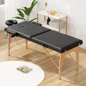 Massage Table 73 inches Long Bed Lash Bed Height Adjustable 2 Folding Portable Bed Table Massage Bed Tattoo Chair Tattoo Bed