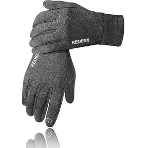 REDESS 2PC Winter Waterproof Outdoor Gloves for Women & Men Full Finger Thermal Touchscreen Ski Gloves, Warm Liners for Cycling, Running, Sport, Driving, Hiking, Walking, Texting, Freezer Work, Gardening & Daily Work