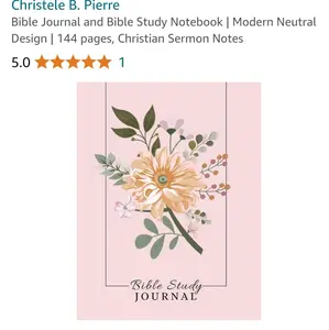 Bible Study Journal and Notebook for spiritualgrowth, 144 Pages, 6x9 and 8.5x11 inches