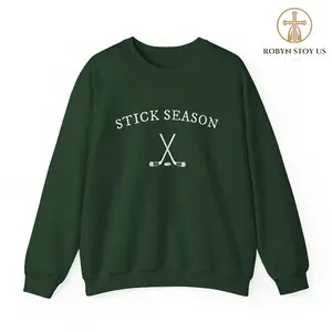 Stick Szn Hockey Sweatshirt, Vintage Ice Hockey Graphic Crewneck, Retro Sports Pullover, Cozy Streetwear Outfit, Hockey Fan Sweatshirt, Gift for Men, Gift for Women
