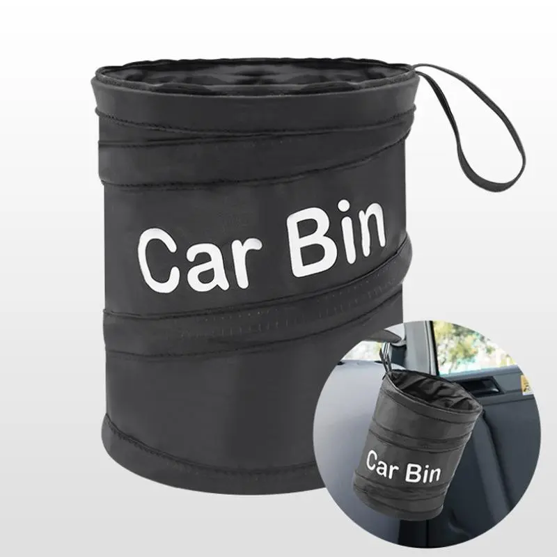 Car Trash Can, Foldable Car Trash Can, Car Storage Bin, Car Organizer, Car Storage Organizers, Car Trunk Storage, Car Interior Accessories for Car Stowing & Tidying